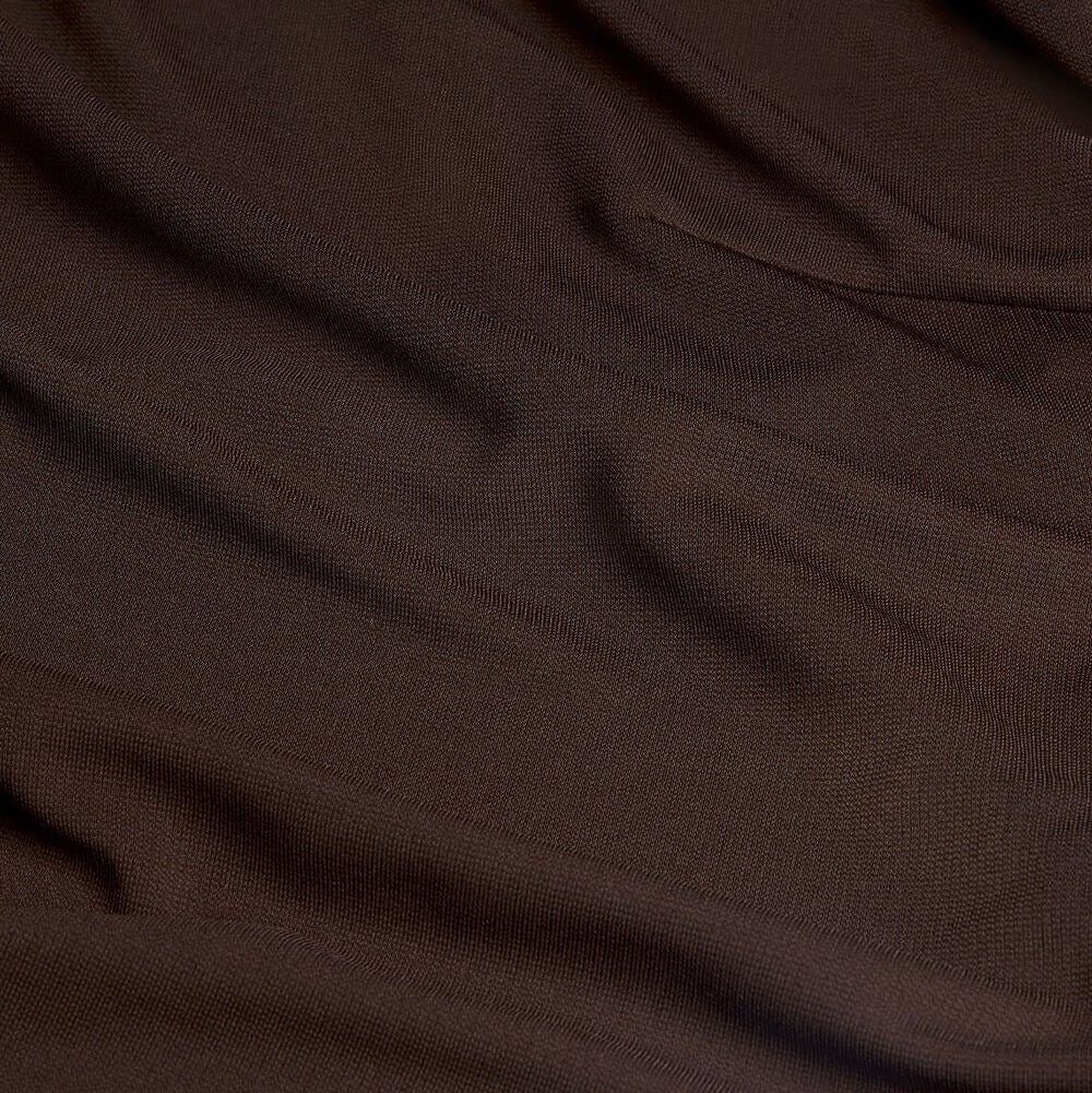 Chocoladebruine mouwloze top