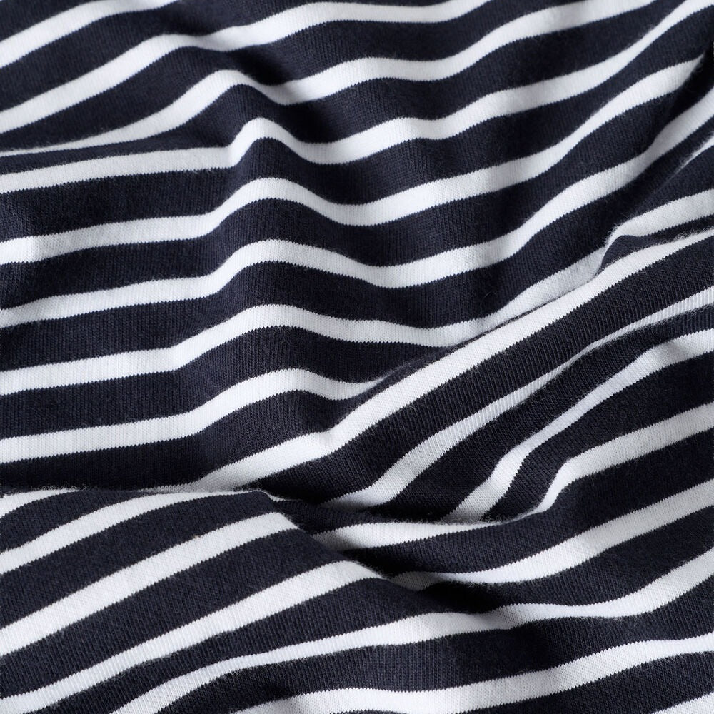 Gestreept shirt met korte mouwen