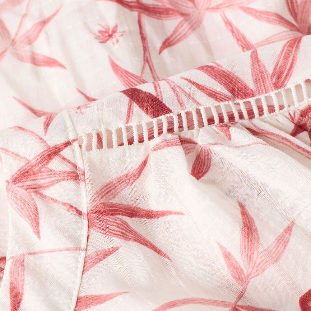 Roze overhemd met textuur