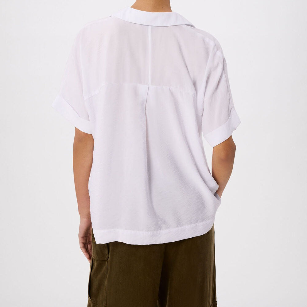 Wit comfortabel overhemd