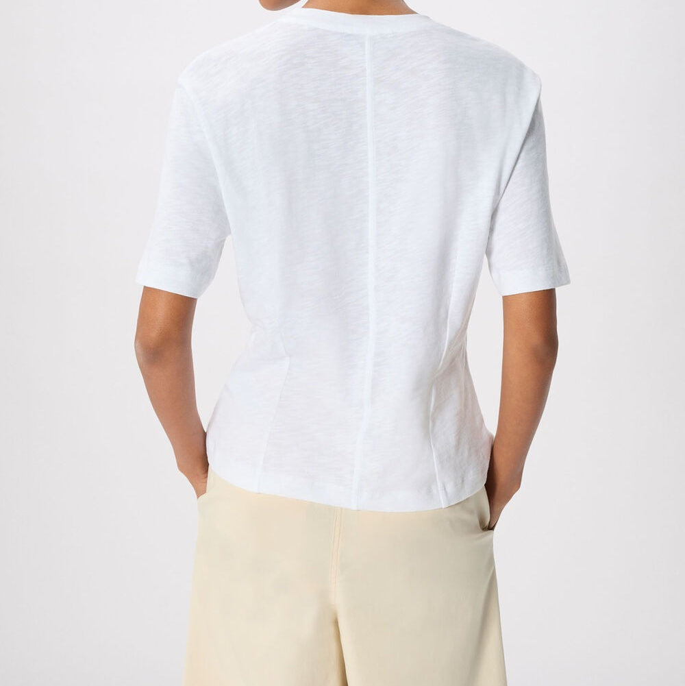 Wit losvallend T-shirt